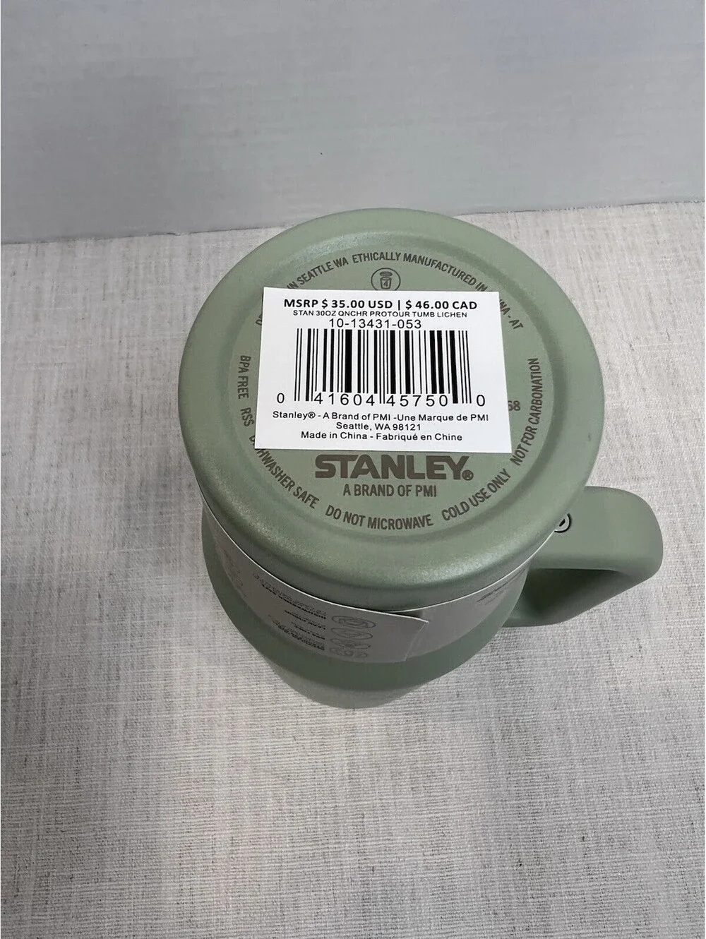 Stanley Quencher ProTour Tumbler w/ Handle Lid Straw | 30 oz Lichen